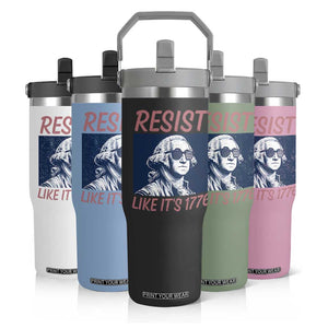 Resist Like its 1776 Flip Straw Tumbler America 4th of July 250 Years Freedom