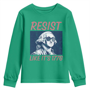 Resist Like its 1776 Youth Sweatshirt America 4th of July 250 Years Freedom