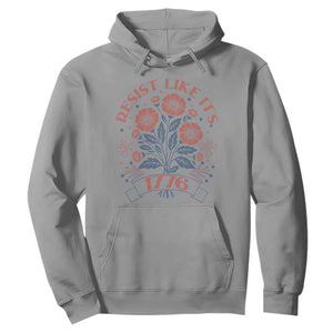 Resist Like its 1776 Hoodie Vintage Boho Floral Subtle 250th Anniversary