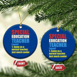 Special Education Teacher Definition Ceramic Ornament Funny Back to School TS14 1pc Blue Print Your Wear