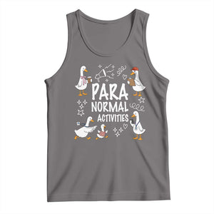Silly Goose Para Normal Activities Tank Top Funny SPED Teachers Aide Para Normal Activities TS14 Deep Heather Print Your Wear