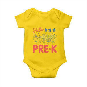 First Day of Pre-K Boys Girls Toddler Preschool Patriotic US Baby Onesie TS14 Daisy Print Your Wear