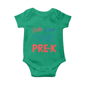 First Day of Pre-K Boys Girls Toddler Preschool Patriotic US Baby Onesie TS14 Irish Green Print Your Wear