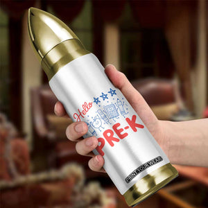 First Day of Pre-K Boys Girls Toddler Preschool Patriotic US Bullet Tumbler TS14 Print Your Wear