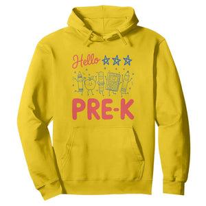 First Day of Pre-K Boys Girls Toddler Preschool Patriotic US Hoodie TS14 Daisy Print Your Wear