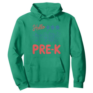 First Day of Pre-K Boys Girls Toddler Preschool Patriotic US Hoodie TS14 Irish Green Print Your Wear