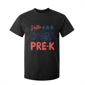 First Day of Pre-K Boys Girls Toddler Preschool Patriotic US T Shirt For Kid TS14 Black Print Your Wear
