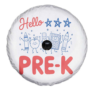First Day of Pre-K Boys Girls Toddler Preschool Patriotic US Spare Tire Cover TS14 Print Your Wear