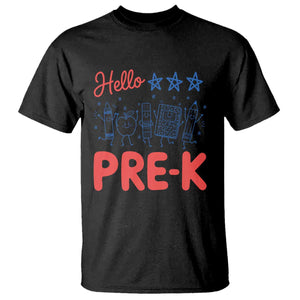 First Day of Pre-K Boys Girls Toddler Preschool Patriotic US T Shirt TS14 Black Print Your Wear
