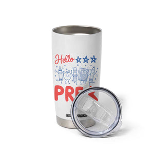 First Day of Pre-K Boys Girls Toddler Preschool Patriotic US Tumbler Cup TS14 Print Your Wear
