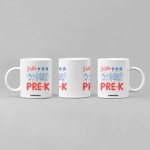 First Day of Pre-K Boys Girls Toddler Preschool Patriotic US Coffee Mug TS14 Print Your Wear