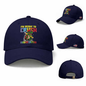 I'm Ready to Crush Pre-K Back to School T-Rex Dinosaur Baseball Cap