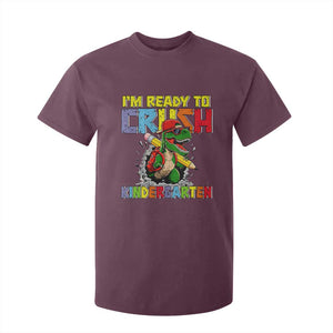 I'm Ready to Crush Pre-K Back to School T-Rex Dinosaur T Shirt For Kid