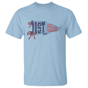 1st Grade Teacher Pennant US Flag Back to School T Shirt