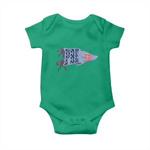 Pre-K Teacher Pennant US Flag Back to School Baby Onesie TS14 Irish Green Print Your Wear
