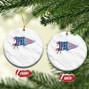 Pre-K Teacher Pennant US Flag Back to School Ceramic Ornament TS14 1pc White Marble Print Your Wear