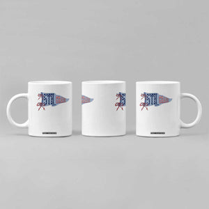 5th Grade Teacher Pennant US Flag Back to School Coffee Mug