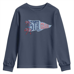 5th Grade Teacher Pennant US Flag Back to School Youth Sweatshirt