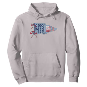 4th Grade Teacher Pennant US Flag Back to School Hoodie