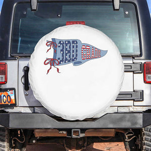 3rd Grade Teacher Pennant US Flag Back to School Spare Tire Cover