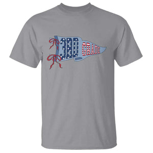 3rd Grade Teacher Pennant US Flag Back to School T Shirt