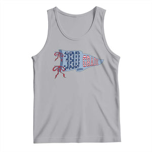 3rd Grade Teacher Pennant US Flag Back to School Tank Top