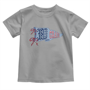 3rd Grade Teacher Pennant US Flag Back to School Toddler T Shirt