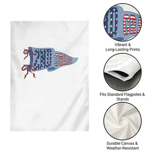 2nd Grade Teacher Pennant US Flag Back to School Garden Flag