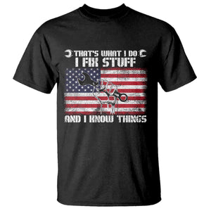 Patriotic Mechanic American Flag Car Repairman T Shirt TS14 Black Print Your Wear