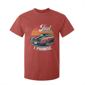 Funny Car Enthusiast T Shirt For Kid Just One More Car I Promise TS14 Red Print Your Wear