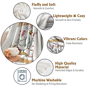 Goose ER Nurse Throw Blanket It Is A Beautiful Day In The Laborhood TS14 Print Your Wear