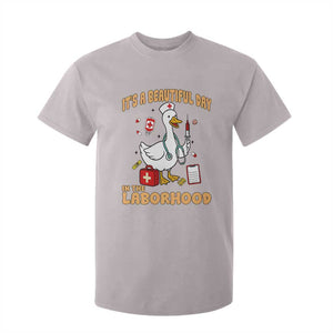 Goose ER Nurse T Shirt For Kid It Is A Beautiful Day In The Laborhood TS14 Ice Gray Print Your Wear