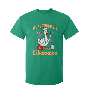Goose ER Nurse T Shirt For Kid It Is A Beautiful Day In The Laborhood TS14 Irish Green Print Your Wear