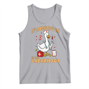 Goose ER Nurse Tank Top It Is A Beautiful Day In The Laborhood TS14 Athletic Heather Print Your Wear