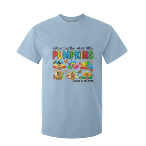 Thanksgiving Labor And Delivery Nurse T Shirt For Kid Cutest Turkeys TS14 Light Blue Print Your Wear