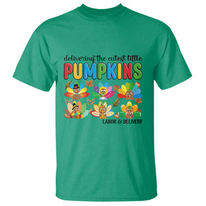 Thanksgiving Labor And Delivery Nurse T Shirt Cutest Turkeys TS14 Irish Green Print Your Wear