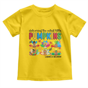 Thanksgiving Labor And Delivery Nurse Toddler T Shirt Cutest Turkeys TS14 Daisy Print Your Wear
