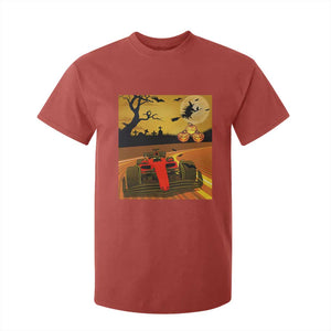 Vintage Race Car Halloween Pumpkin Retro Racing T Shirt For Kid TS14 Red Print Your Wear
