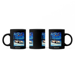 Racing Sports Car Coffee Mug Porsche 911 Starry Night Racing Silhouette TS14 Print Your Wear