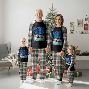Racing Sports Car Plaid Pajama Set Starry Night Racing Silhouette TS14 Christmas Plaid Print Your Wear