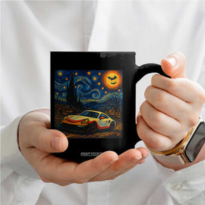 Racing Sports Coffee Mug Starry Night 911 Silhouette Halloween TS14 Print Your Wear