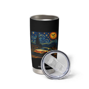Racing Sports Tumbler Cup Starry Night 911 Silhouette Halloween TS14 Print Your Wear