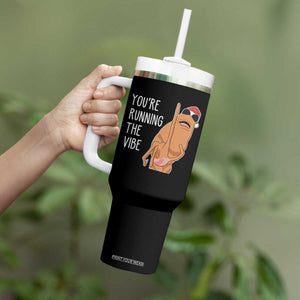 Marcus The Worm Robert Meme Christmas Tumbler With Handle You Are Running The Vibe TS14 Print Your Wear
