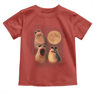 Marcus The Worm Meme Toddler T Shirt Funny Howling At Moon TS14 Red Print Your Wear
