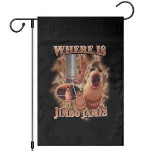 Marcus The Worm Meme Garden Flag Where Is Jimbo James TS14 Black Print Your Wear