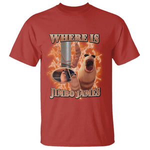 Marcus The Worm Meme T Shirt Where Is Jimbo James TS14 Red Print Your Wear