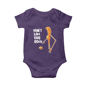 Marcus The Worm Meme Baby Onesie Do Not Like This Rock TS14 Purple Print Your Wear