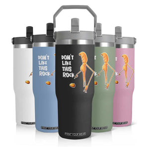Marcus The Worm Meme Flip Straw Tumbler Do Not Like This Rock TS14 Print Your Wear