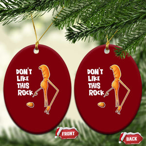 Marcus The Worm Meme Ceramic Ornament Do Not Like This Rock TS14 Print Your Wear