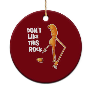 Marcus The Worm Meme Ceramic Ornament Do Not Like This Rock TS14 1pc Red Print Your Wear